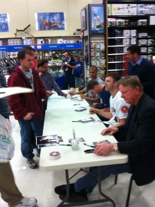 Members of the CAREavan do a meet and greet at Academy Sports + Outdoors