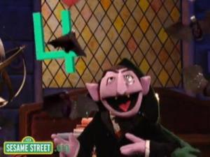 "Four! Four people read this blog! Ha ha ha!"